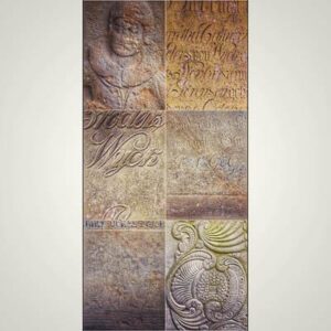 Collage historische Grabsteine auf Insel Föhr